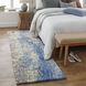 Banshee 96 X 30 inch Dark Blue Rug in 2.5 x 8, Runner