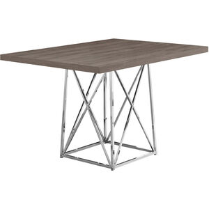 Massena 48 X 36 inch Dark Taupe Dining Table