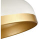 Amarra 4 Light 22 inch Matte White Indoor Pendant Ceiling Light