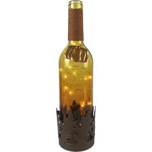 Harvest Rustic and Amber Holiday Bottle Lighting