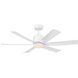 Flera Smart 52 LED 52 inch Matte White with Matte White ABS Blades Ceiling Fan