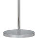 Attwood 64 inch 9.50 watt Polished Nickel Floor Lamp Portable Light in LED, 3-Way