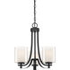 Parsons Studio 3 Light 18 inch Sand Coal Chandelier Ceiling Light