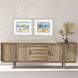 Dog Beach Day Duo Multi and Blue and Green and Yellow Framed Art, Propac