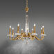 Signature Amadeus 8 Light 34 inch Heirloom Gold Chandelier Ceiling Light, Schonbek Signature