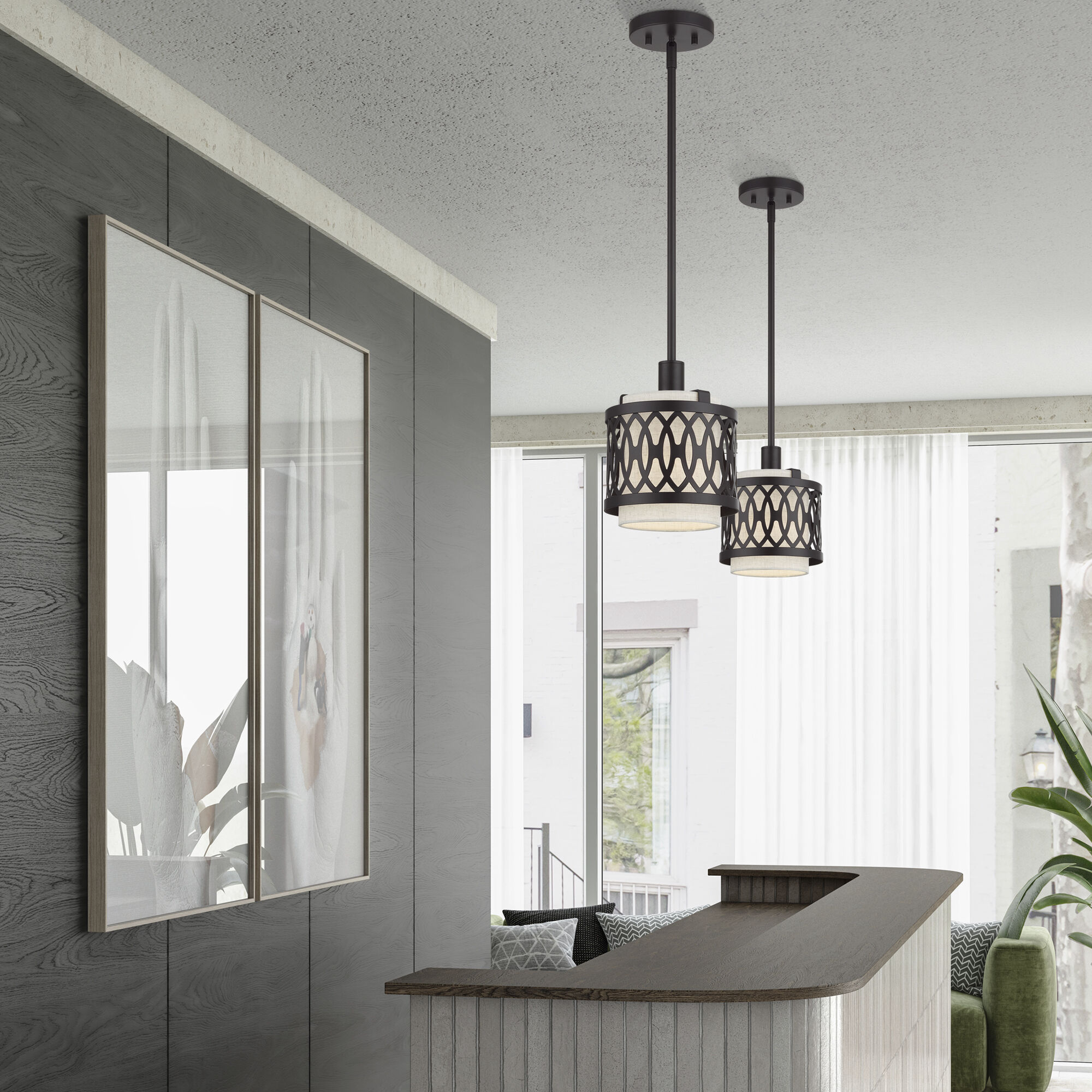 Vistaview 1 Light 7.25 inch English Bronze Mini Pendant Ceiling Light