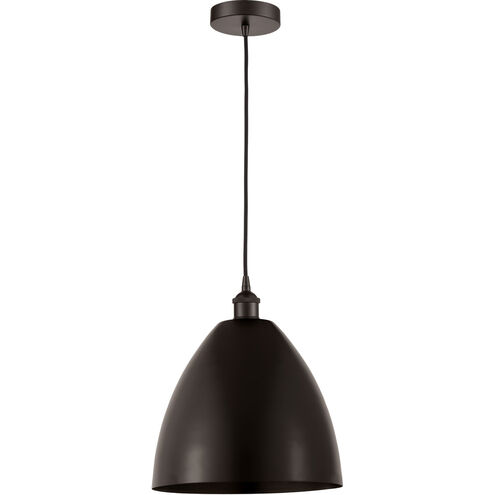 Edison Dome 1 Light 12 inch Oil Rubbed Bronze Mini Pendant Ceiling Light