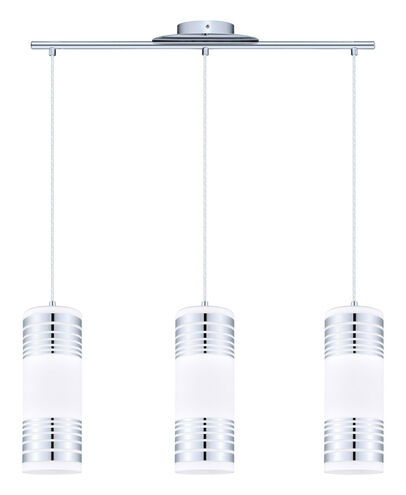 Bayman 3 Light 28 inch Chrome Island Trestle Light Ceiling Light