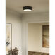 Alora Mood Brisbane 2 Light 12 inch Matte Black Flush Mount Ceiling Light