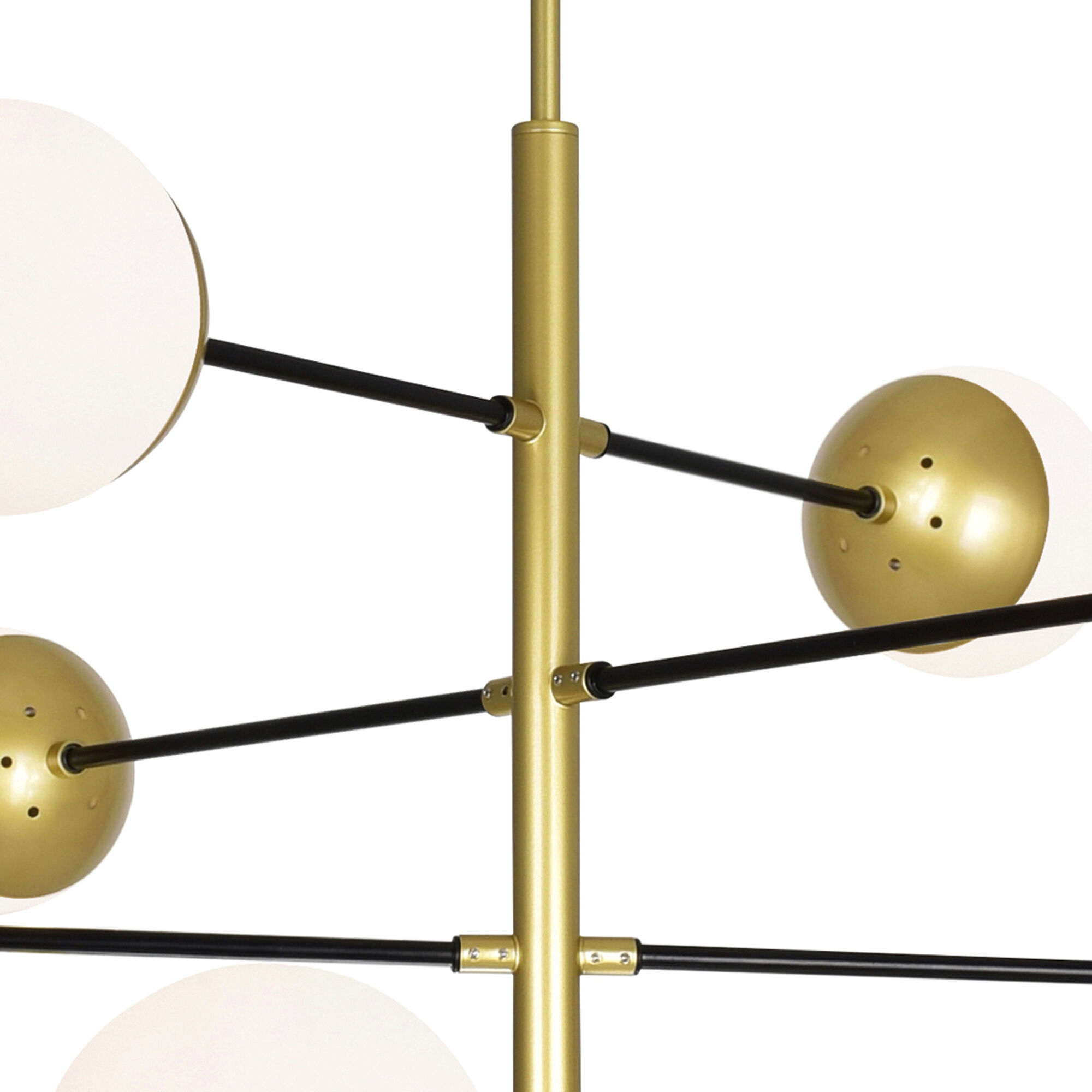 Compass LED 38 inch Medallion Gold Down Chandelier Ceiling Light