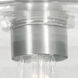Elsa 1 Light 10 inch Satin Nickel Semi-Flush Mount Ceiling Light