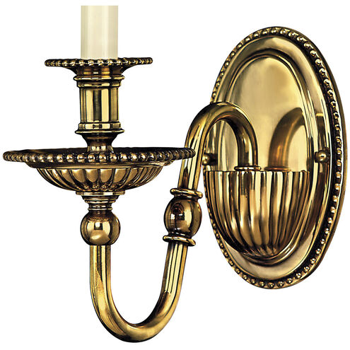 Cambridge LED 5 inch Burnished Brass Indoor Wall Sconce Wall Light