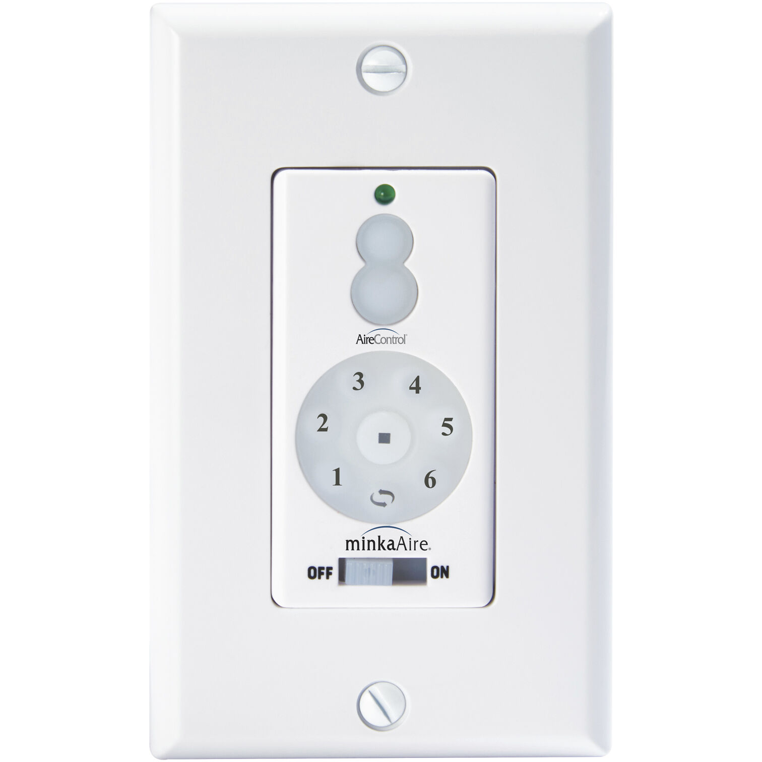 AireControl White Wall Mount Fan Control