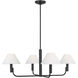 Sean Lavin Colfax 4 Light 34.5 inch Aged Iron Chandelier Ceiling Light