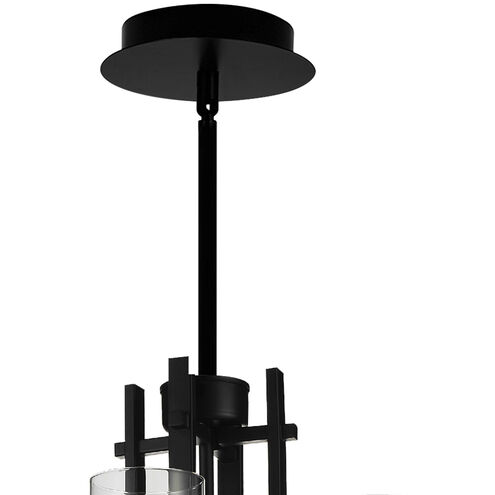 Sierra 4 Light 14 inch Black Up Mini Pendant Ceiling Light