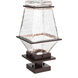 Landmark 1 Light 7.3 inch Statuary Bronze Pier Mount in E26 Incandescent