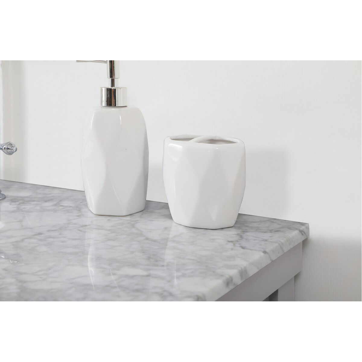 Clement 42 X 22 X 34 inch Grey Bathroom Vanity Cabinet