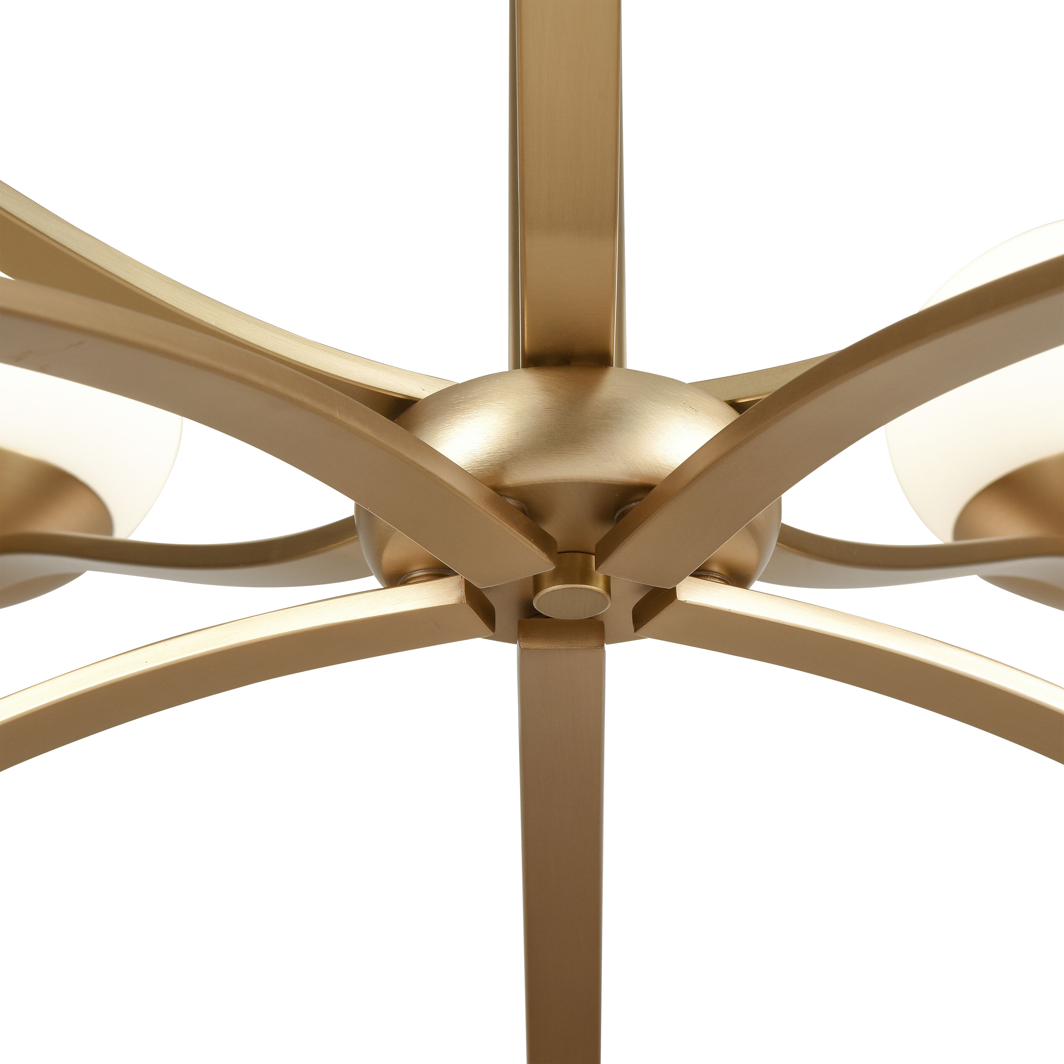 Wallace LED 39 inch Brushed Gold Chandelier Ceiling Light
