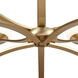 Wallace LED 39 inch Brushed Gold Chandelier Ceiling Light