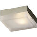 Avoca 1 Light 5 inch Satin Nickel Flush Mount Ceiling Light