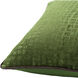 Tambi 20 inch Medium Green Pillow Cover in 20 x 20, Square