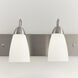 Seville 4 Light 28.38 inch Brushed Nickel Wall Bath Fixture Wall Light