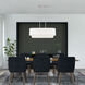 Manorwood 3 Light 30 inch Brushed Nickel Linear Chandelier Ceiling Light