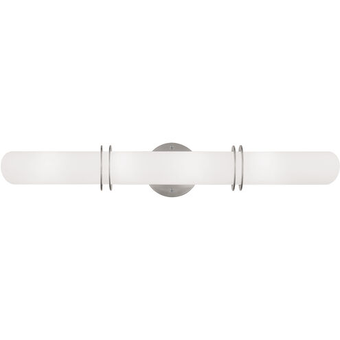 Pelham 4 Light 27 inch Brushed Nickel Bath Vanity Wall Light