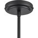 Boman 3 Light 23 inch Matte Black Chandelier Ceiling Light