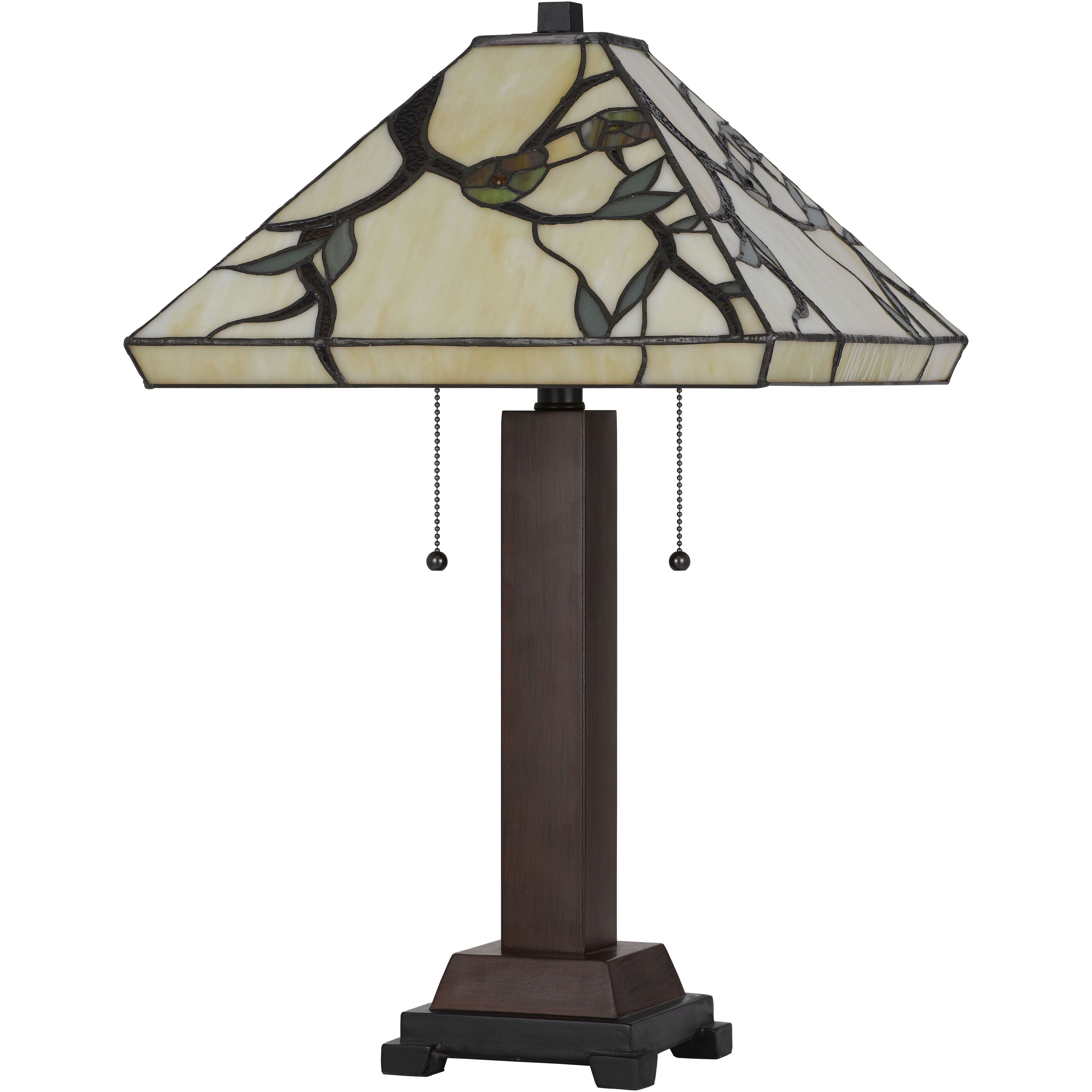 3101 Tiffany 23 inch 60.00 watt Dark Bronze and Wood Table Lamp Portable Light