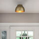 Erling 1 Light 10 inch Luxe Gold Flush Mount Ceiling Light, Medium