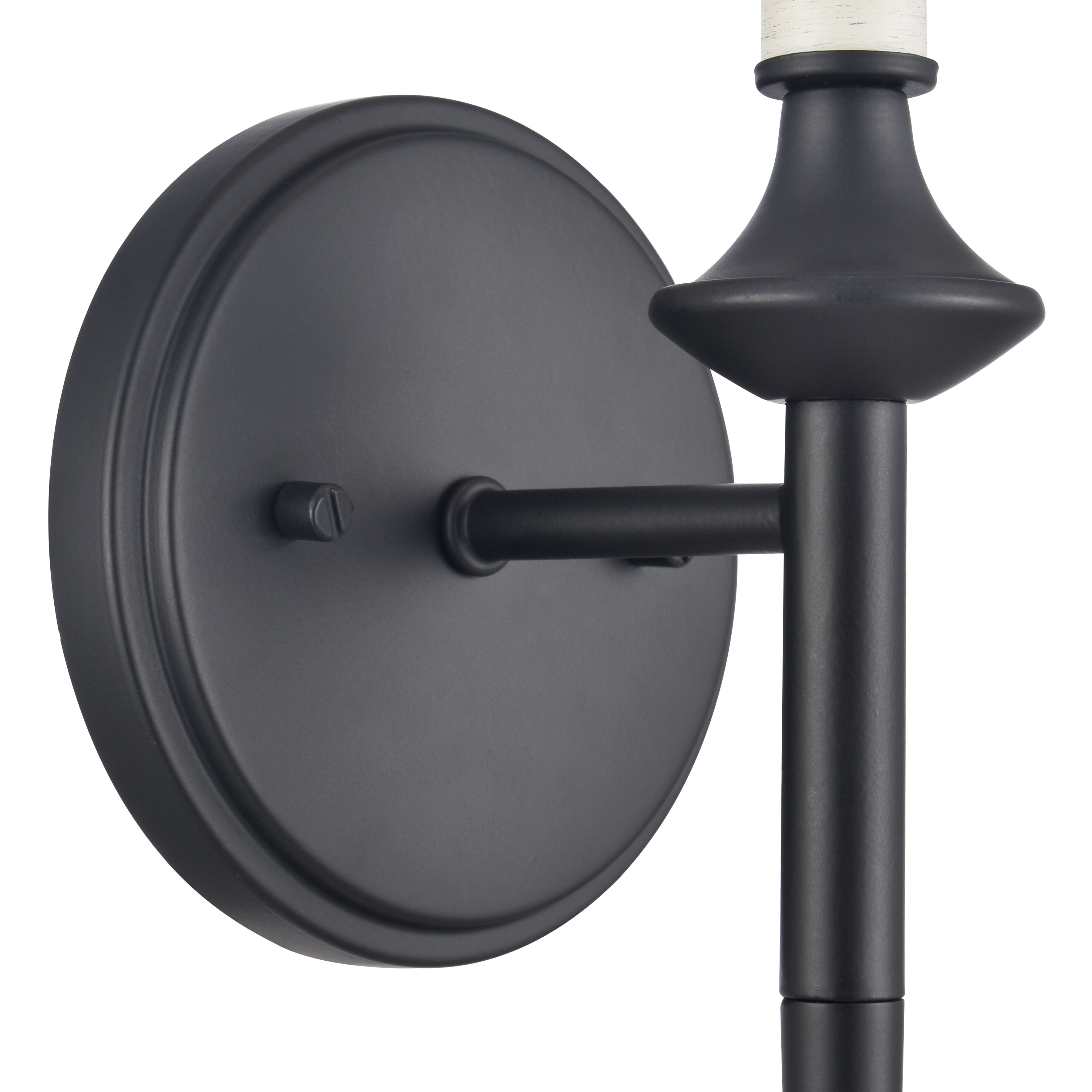 Solomon 1 Light 5 inch Matte Black Sconce Wall Light