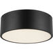 Alora Mood Brisbane 2 Light 12 inch Matte Black Flush Mount Ceiling Light