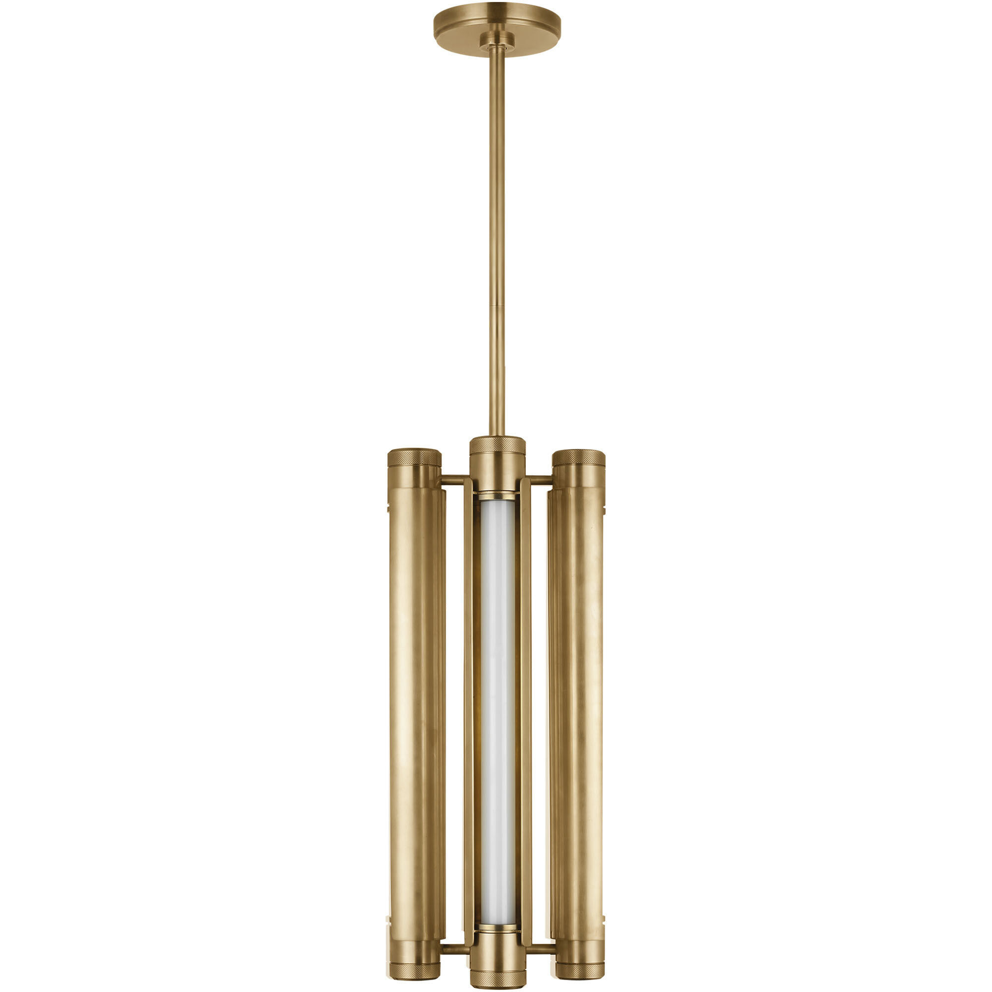 Avroko Capa LED 10 inch Hand Rubbed Antique Brass Pendant Ceiling Light
