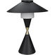 Lucia 23 inch 60.00 watt Black and Brass Table Lamp Portable Light