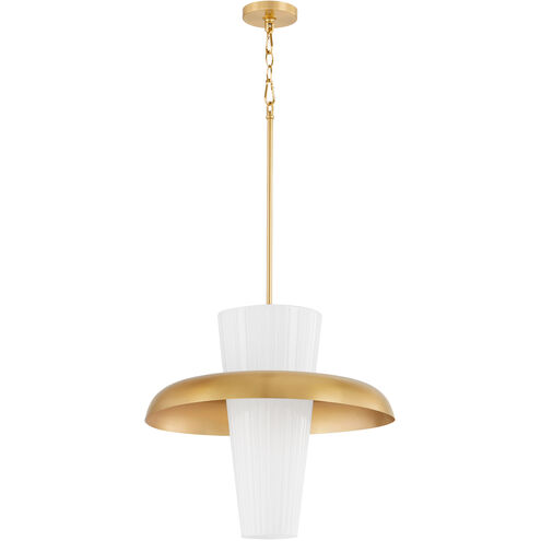 Mallory 1 Light 16 inch Aged Brass Pendant Ceiling Light