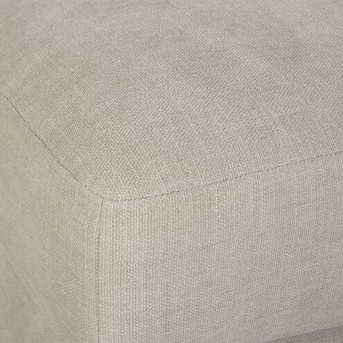 Refuge Light Sand Polyester Sofa, Armless