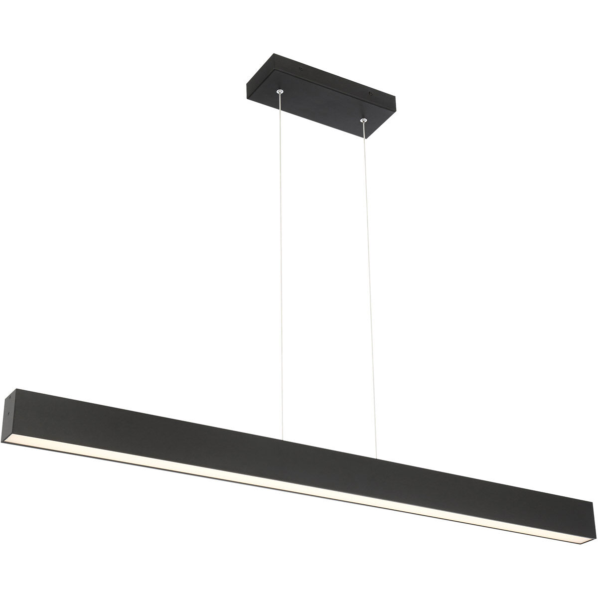 Form Dual LED 2 inch Matte Black Pendant Ceiling Light
