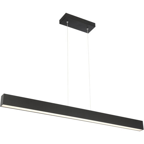 Form LED 2 inch Matte Black Pendant Ceiling Light