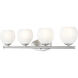 Colette Vanity Wall Light in Brushed Nickel