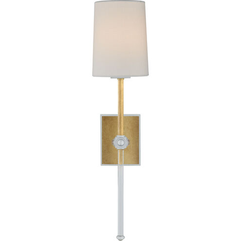 Julie Neill Lucia 1 Light 5.5 inch Gild and Crystal Tail Sconce Wall Light, Medium