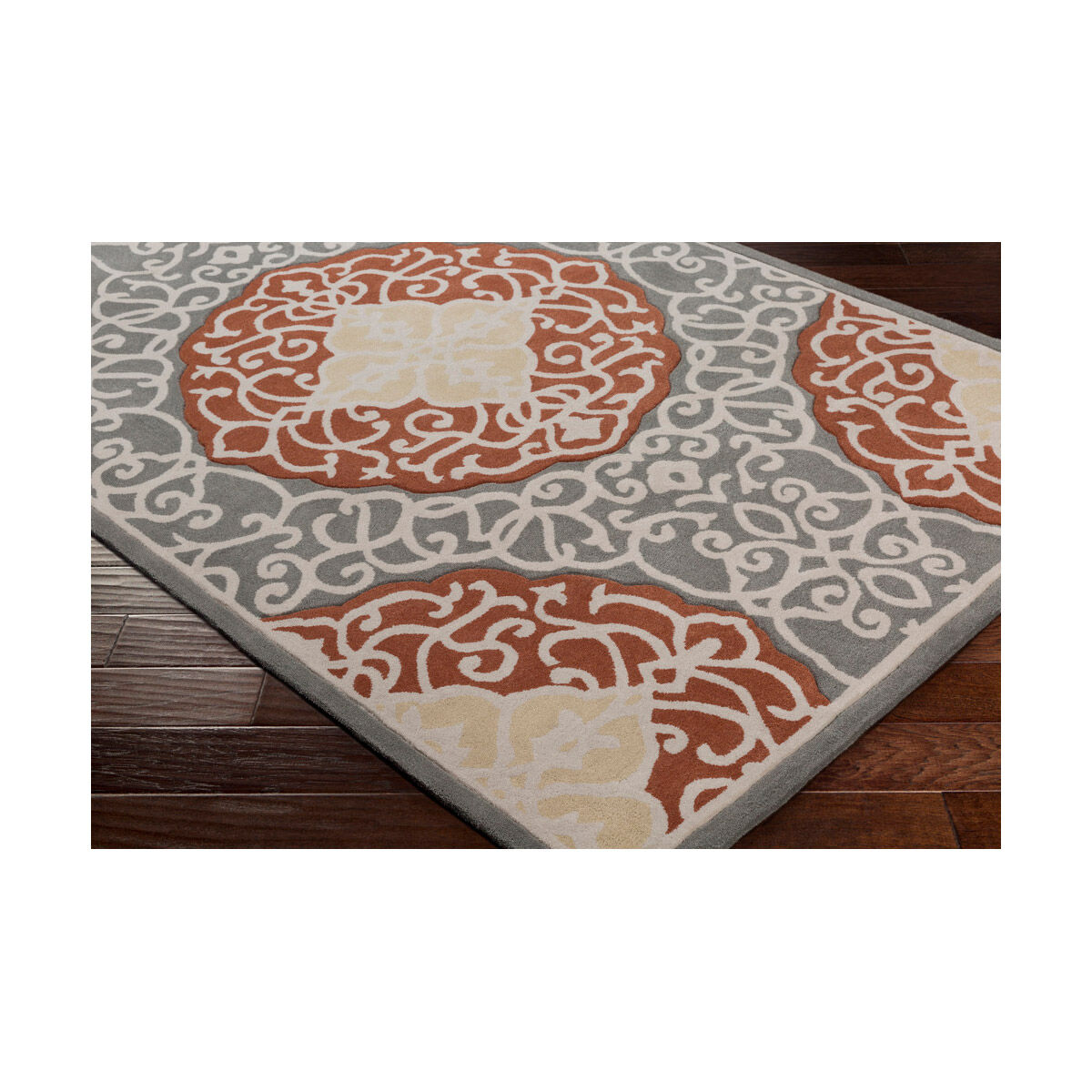 Cosmopolitan 156 X 108 inch Brown and Gray Area Rug, Polyester