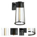 Cone 1 Light 12.75 inch Matte Black Outdoor Wall Sconce