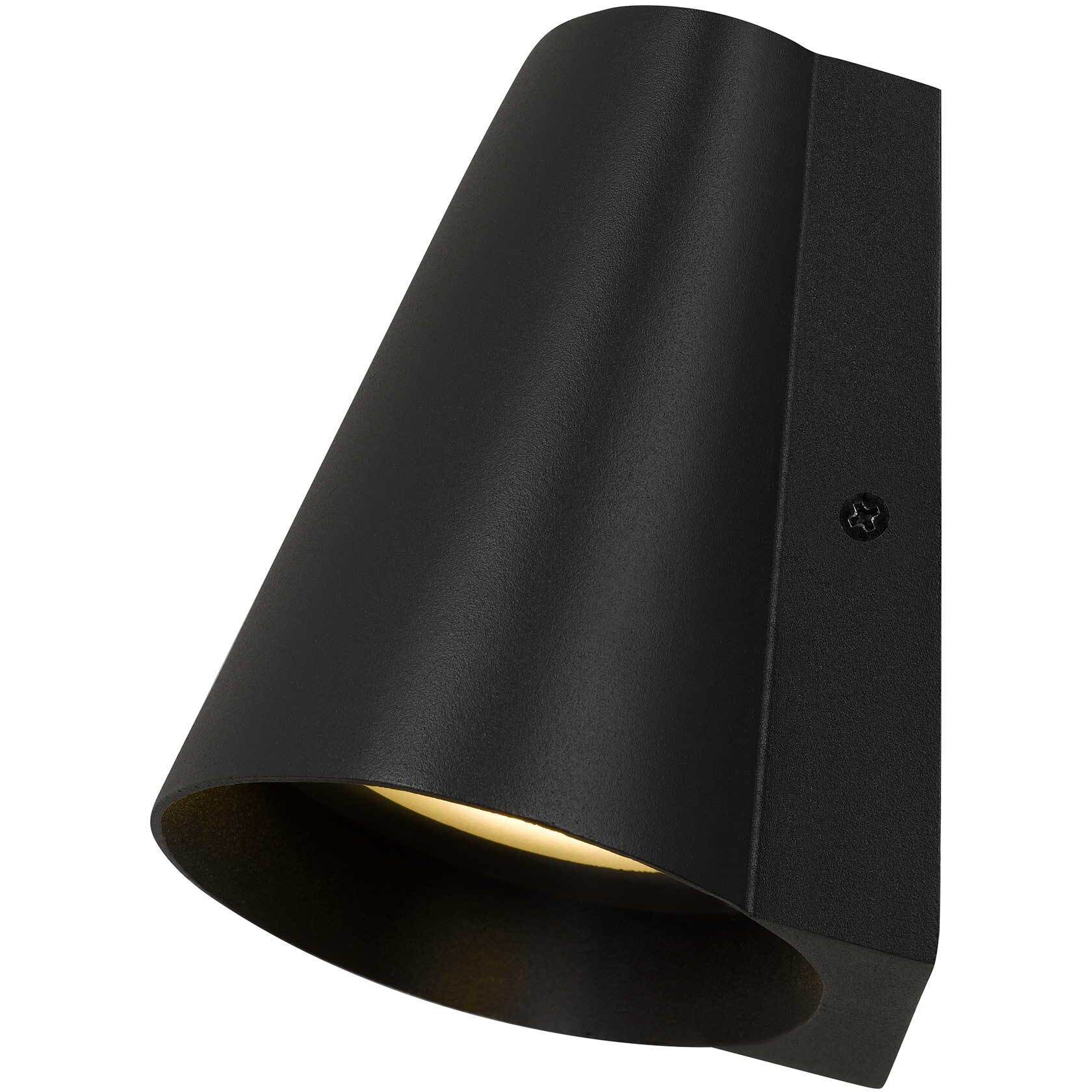 Grace LED 5 inch Sand Black Outdoor Wall Sconce