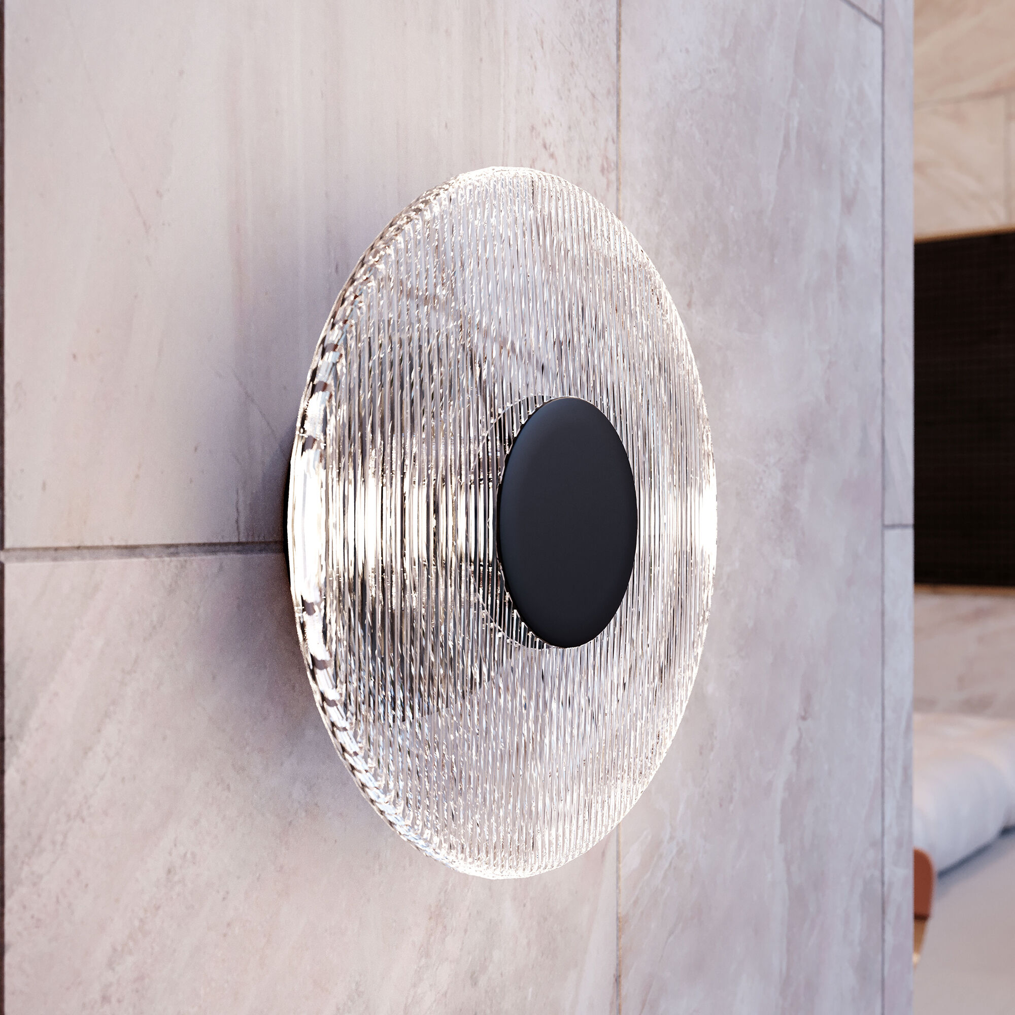 Meclisse LED 9 inch Satin Black ADA Sconce Wall Light