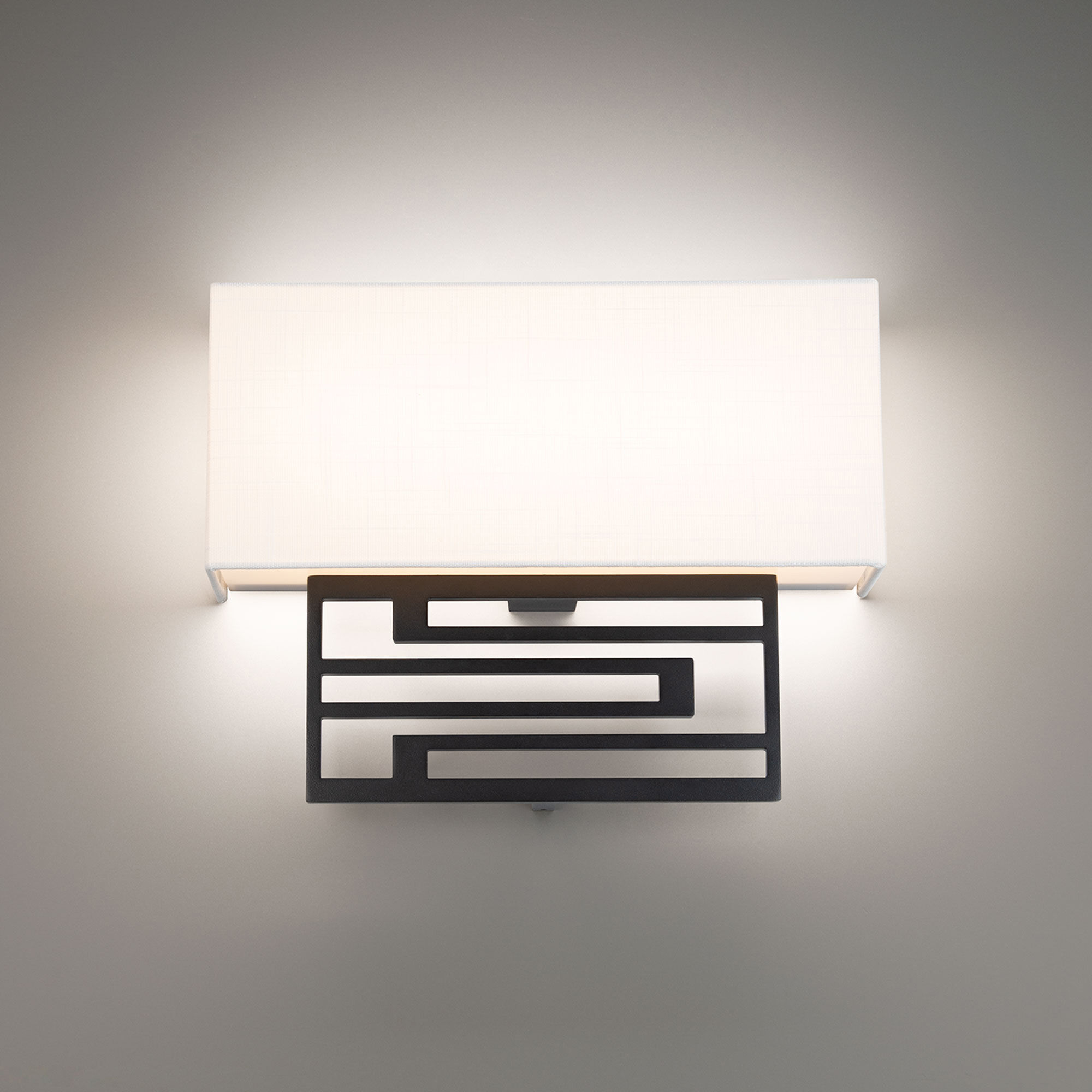 Vander Wall Sconce Wall Light in 2700K, 14in., Black