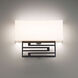 Vander Wall Sconce Wall Light in 2700K, 14in., Black