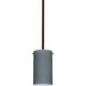 Stilo 7 LED Bronze Stem Pendant Ceiling Light