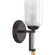 Duffy 1 Light 5.13 inch Antique Bronze Bath Vanity Wall Light, Design Series