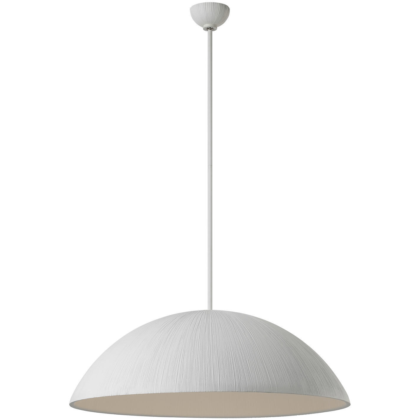 Kelly Wearstler Utopia LED 30 inch Plaster White Sculpted Pendant Ceiling Light